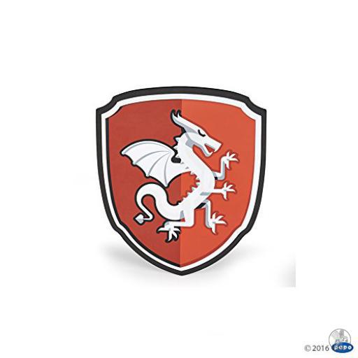 Papo Panoplies en Mousse Bouclier Chevalier Dragon