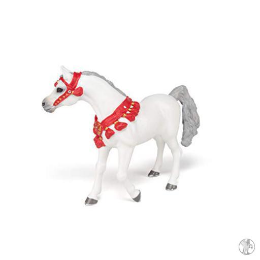 Papo Cheval Arabe blanc en tenue de parade (Chevaux, poulains et poneys)