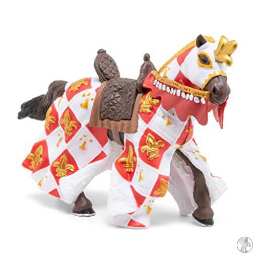Papo Figurines Cheval blanc fleur de lys