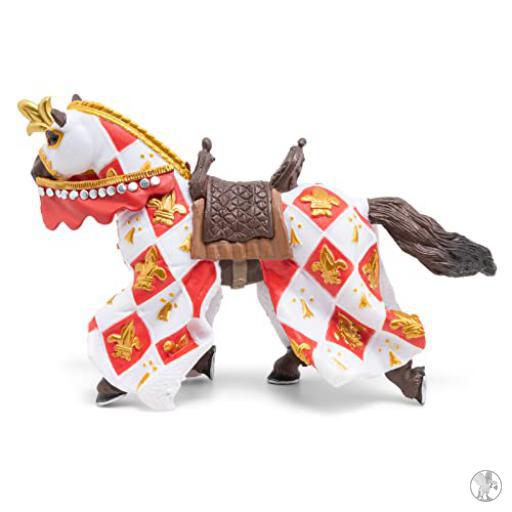 Papo Cheval blanc fleur de lys (Monde médiéval)