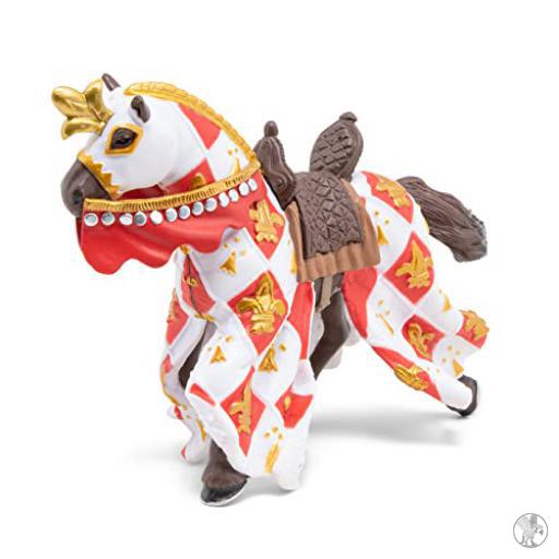 Papo Cheval blanc fleur de lys (Monde médiéval)