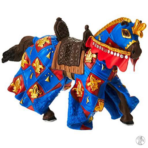 Papo Figurines Cheval bleu fleur de lys