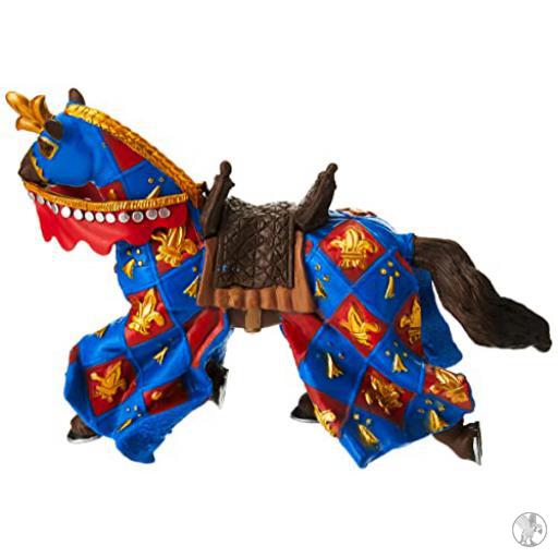 Papo Cheval bleu fleur de lys (Monde médiéval)