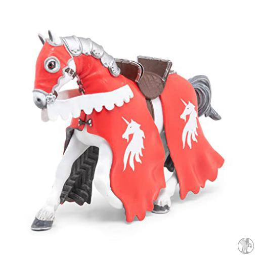 Papo Figurines Cheval du chevalier licorne a la lance