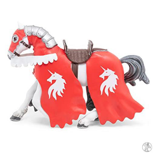 Papo Cheval du chevalier licorne a la lance (Monde médiéval)