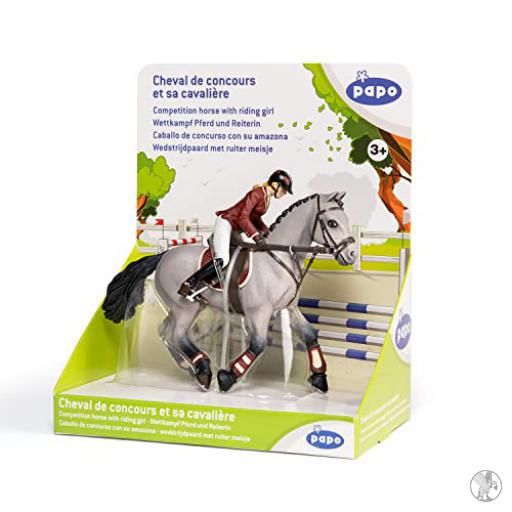Papo Cheval de concours et sa cavalière (Chevaux, poulains et poneys)