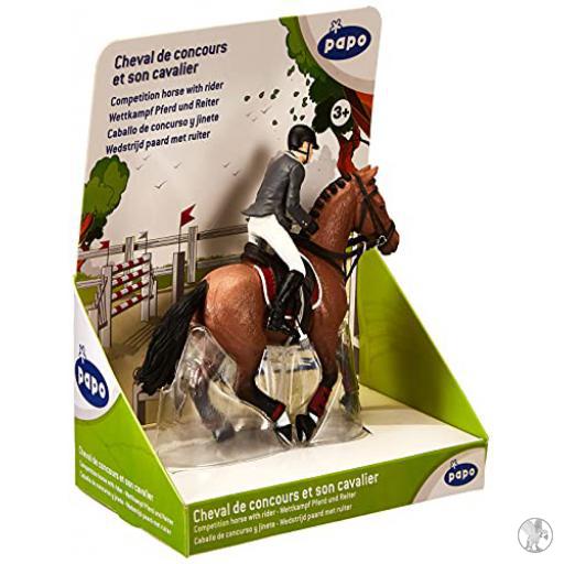 Papo Coffrets Cheval de concours et son cavalier