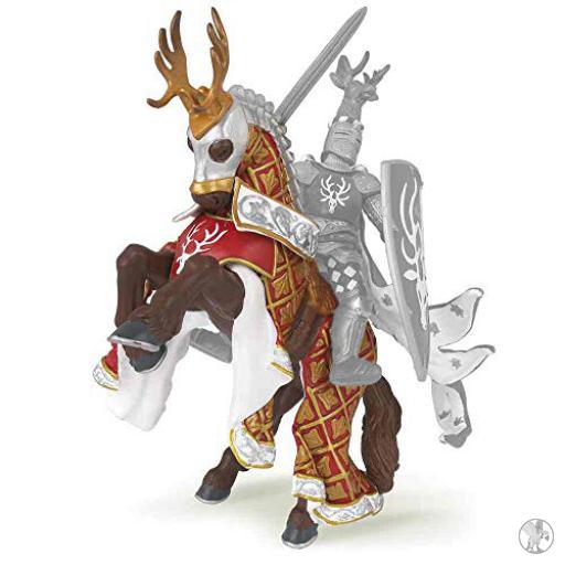 Papo Cheval du Maître des armes cimier cerf (Monde médiéval)