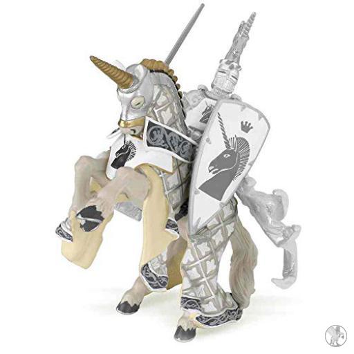 Papo Cheval du Maître des armes cimier licorne (Monde médiéval)