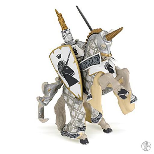 Papo Cheval du Maître des armes cimier licorne (Monde médiéval)