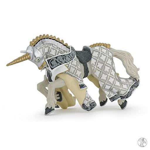 Papo Cheval du Maître des armes cimier licorne (Monde médiéval)