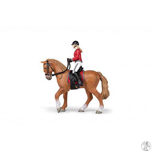 Papo Cheval de promenade et sa cavalière (Chevaux, poulains et poneys)