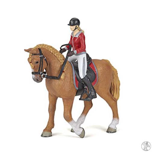 Papo Cheval de promenade et sa cavalière (Chevaux, poulains et poneys)