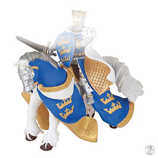 Papo Figurines Cheval du roi Arthur bleu