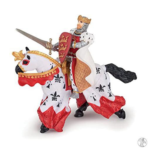 Papo Cheval du roi Arthur rouge (Monde médiéval)