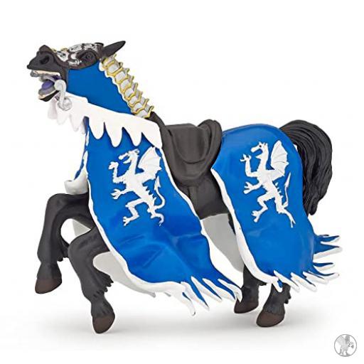 Papo Figurines Cheval du roi au dragon bleu