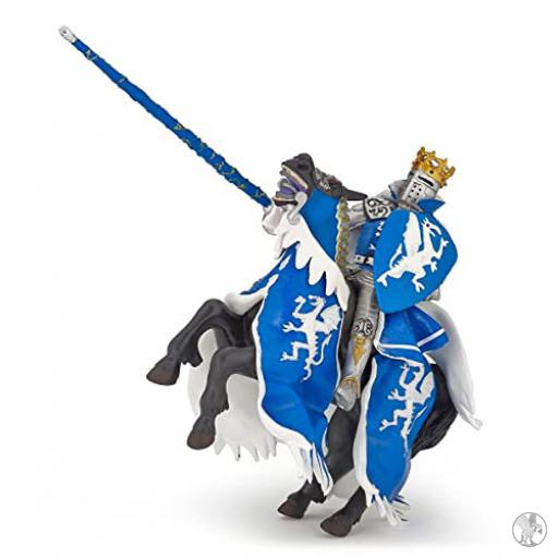 Papo Cheval du roi au dragon bleu (Monde médiéval)