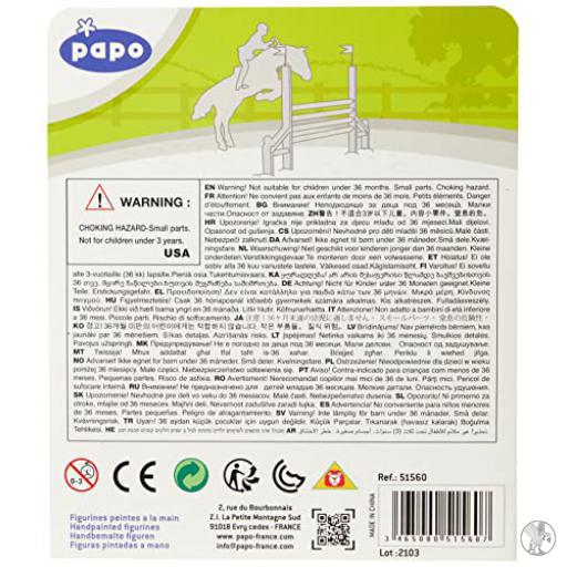 Papo Cheval de saut d'obstacle et sa cavalière (Chevaux, poulains et poneys)