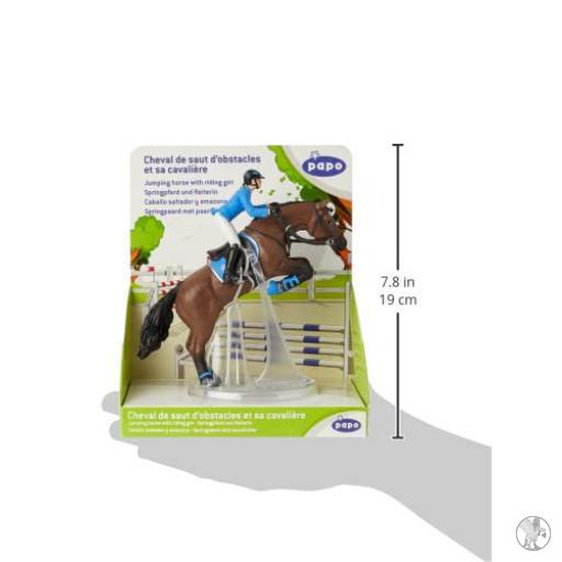 Papo Cheval de saut d'obstacle et sa cavalière (Chevaux, poulains et poneys)