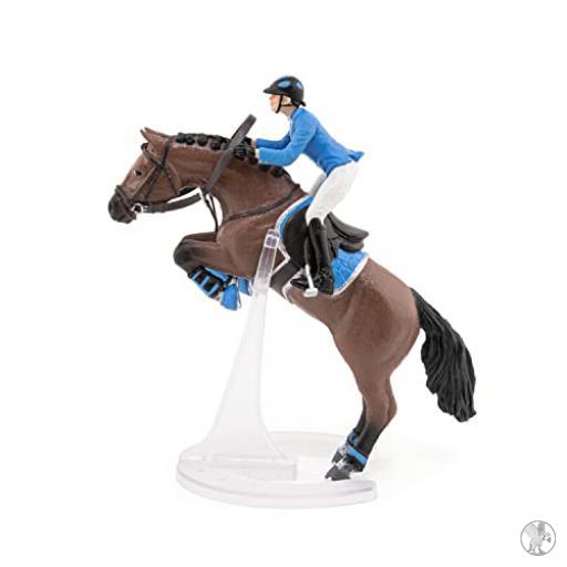 Papo Cheval de saut d'obstacle et sa cavalière (Chevaux, poulains et poneys)