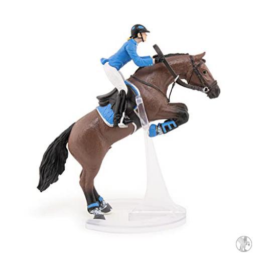 Papo Cheval de saut d'obstacle et sa cavalière (Chevaux, poulains et poneys)