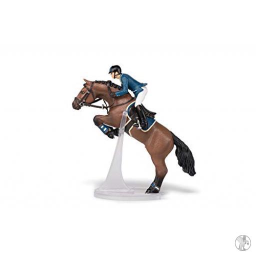 Papo Cheval de saut d'obstacle et son cavalier (Chevaux, poulains et poneys)