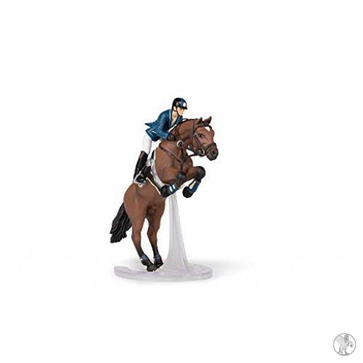 Papo Cheval de saut d'obstacle et son cavalier (Chevaux, poulains et poneys)