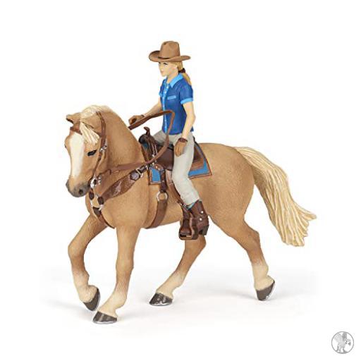 Papo Cheval western et sa cavalière (Chevaux, poulains et poneys)