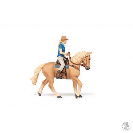 Papo Cheval western et sa cavalière (Chevaux, poulains et poneys)