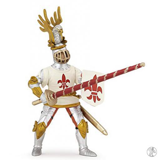 Papo Figurines Chevalier blanc fleur de lys