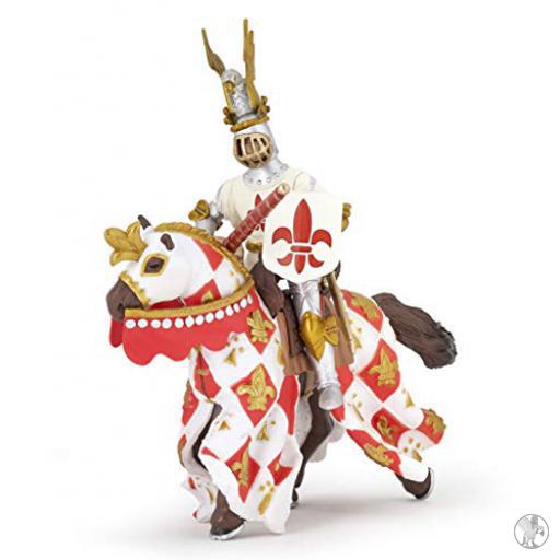 Papo Chevalier blanc fleur de lys (Monde médiéval)