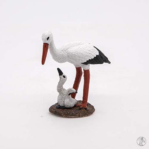 Papo Cigogne et son bébé (Vie sauvage)
