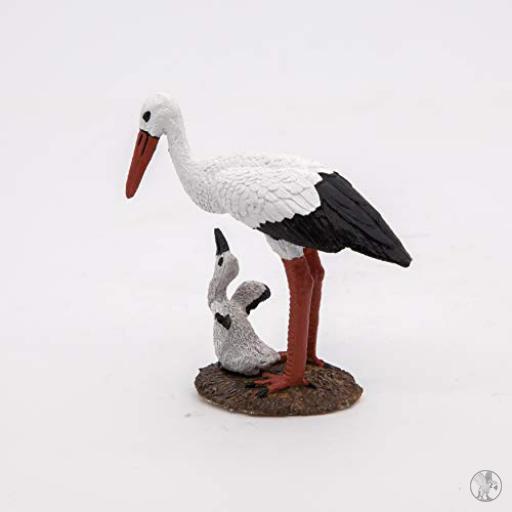 Papo Cigogne et son bébé (Vie sauvage)