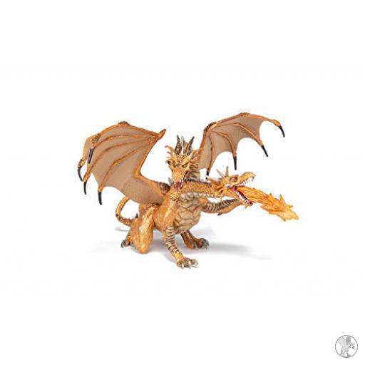 Papo Figurines Dragon deux têtes or