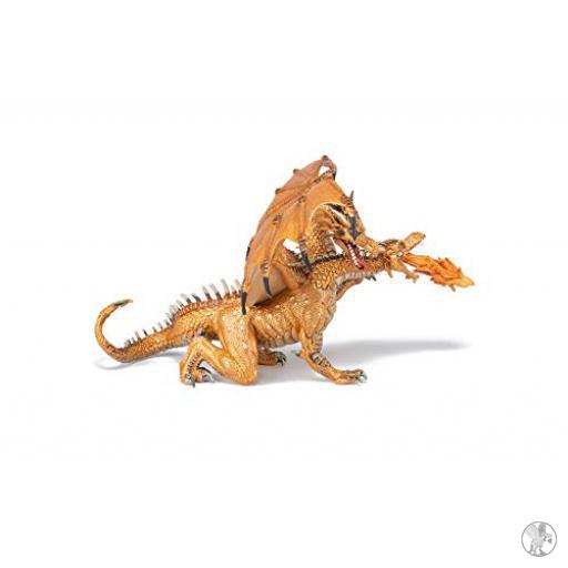 Papo Dragon deux têtes or (Monde fantastique)