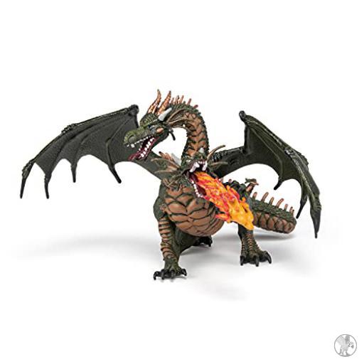 Papo Dragon deux têtes (Monde fantastique)
