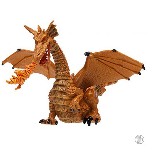 Papo Monde enchanté Dragon or avec flamme