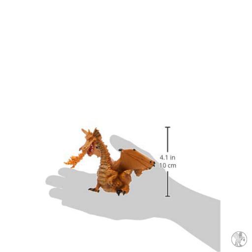 Papo Dragon or avec flamme (Monde enchanté)