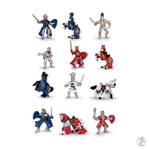 Papo Mini PLUS Chevaliers (Tube de 12 figurines) (Monde médiéval)