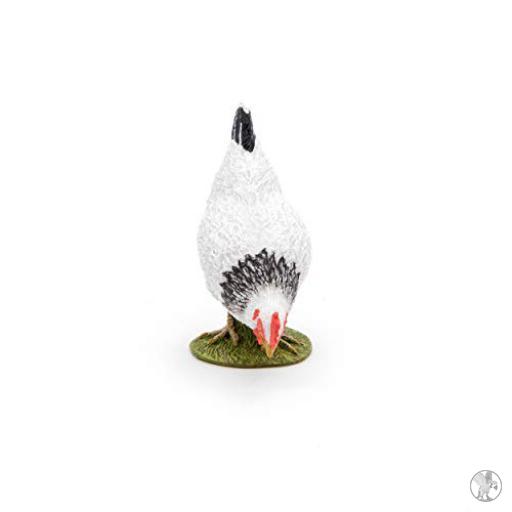Papo Poule blanche picorant (Vie à la ferme)