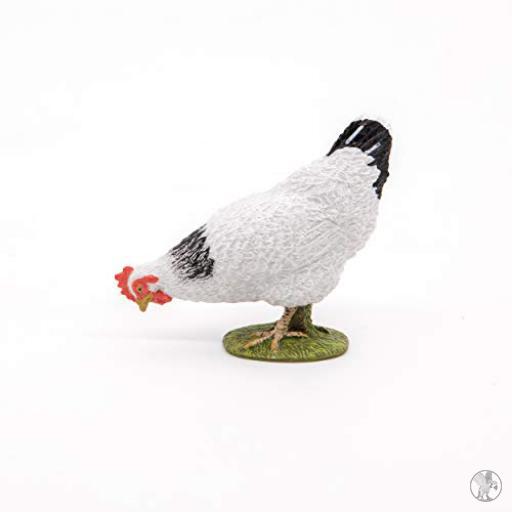 Papo Poule blanche picorant (Vie à la ferme)