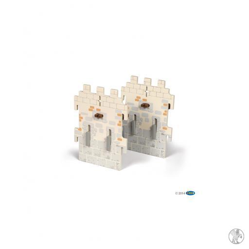 Papo Environnements Set 6 château du Maître des armes (2 petits murs)