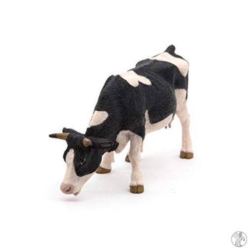 Papo Vache noire et blanche broutant (Vie à la ferme)